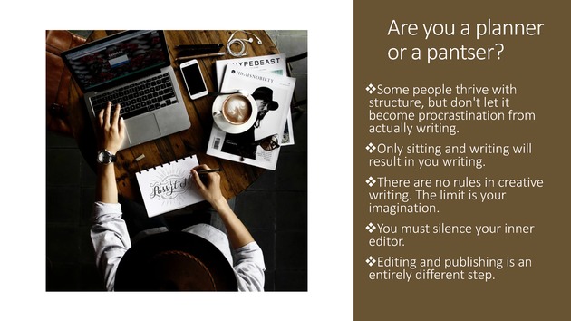 Creative Writing Bootcamp - Are you a Planner or Panster? 1